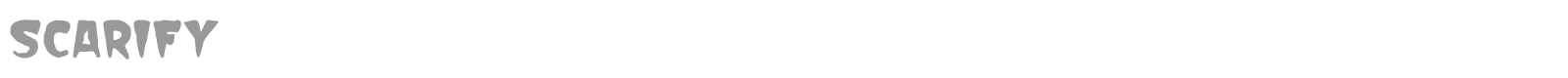 Scarify font preview